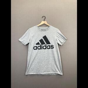 Adidas Mens Gray T-Shirt Amplifier Tee Short Sleeve Crew Neck Size Small